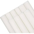 thumbnail image 1 of 10 rollos de tela de vinilo impermeable de PVC liso de color sólido blanco, 1 of 9