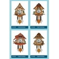 thumbnail image 4 of Cuckoo wall clock, cuckoo clock,brown,CM003, 4 of 16