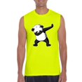 thumbnail image 1 of Mens Dancing Panda Ultra Cotton Sleeveless T-Shirt, 1 of 5