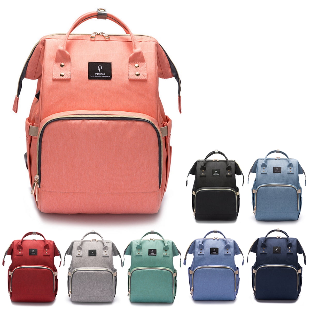 baby diaper bag with usb interface