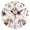 Black, variant on Cute Hearts Beagle Dogs Valentine Round Wall Clock Silent Analog Battery Operated Black Pointer Home Decor 9.84" Diameter