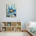 thumbnail image 4 of COMIO Blue Flower Vintage Oil Painting Birds Orchid Floral Garden Home Office Decor 12x16in / 16x20in 16x20in, 4 of 4
