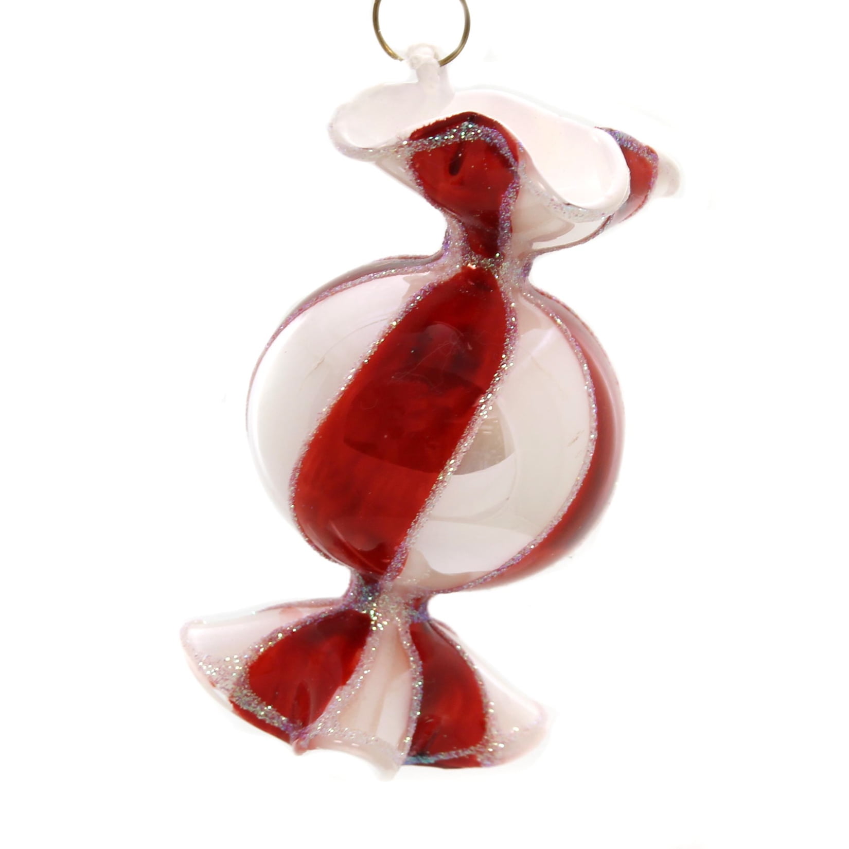 Holiday Ornaments PEPPERMINT CANDY Glass Ornament Sweets Mint Ta148