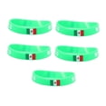 thumbnail image 4 of Minkissy 1Set Australia Wristbands Bulk Light Green Circular Cheering 2.6in, 4 of 8
