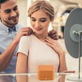 thumbnail image 6 of Unique Bargains 1Pc Earrings Box Jewelry Display Stand Earrings Organizer Case Plastic Gift Box for Wedding Orange, 6 of 7