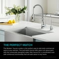 thumbnail image 4 of KRAUS Bolden Commercial Style Pull-Down Kitchen Faucet and Purita Water Filter Faucet Combo in Chrome, 4 of 10