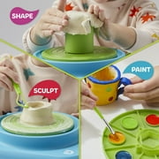 Discovery™ Pottery Studio Motorized Clay Art Station, Includes Wheel, 3 Molds, Tools, Paints, and Air-Dry Clay