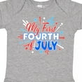 thumbnail image 4 of Inktastic My First Fourth of July- Red, White, and Blue Fireworks Boys or Girls Baby Bodysuit, 4 of 5