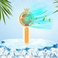 thumbnail image 2 of XGFHYJEH Hand Held Fan, Mini Fan Handheld, Hand Held Fan Rechargeable, Portable Folding Hand Held Cooling Fan, 2 of 7