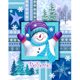 thumbnail image 2 of Cuadros Decorativos Blue Snowman 5D DIY Diamond Painting Kits Full Round Drill Wall Decor (A6066) Likrtyny embutido en tela, 2 of 8