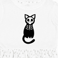 thumbnail image 4 of Inktastic Skeleton Cat Girls Toddler Dress, 4 of 5