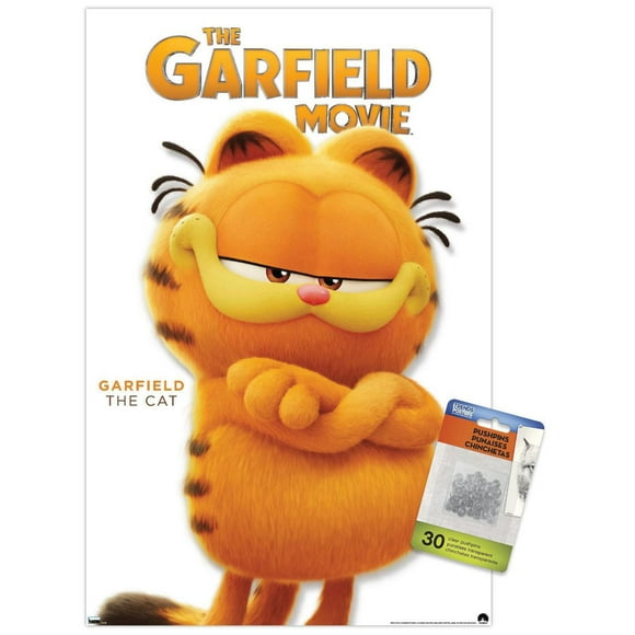 The Garfield Movie - Garfield Feature Series 24 Wall Poster with Magnetic Frame, 22.375" x 34"
