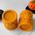 thumbnail image 4 of 2PCS 3D Pumpkin Cylindrical Candle Molds Halloween Resin Casting Silicone Molds for DIY Aromatherapy Candles Wax Plaster Polymer Clay Decoration, 4 of 9