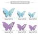 thumbnail image 2 of 72 piezas Decoración de habitación con mariposas Decoración de mariposas 3D, 2 of 5