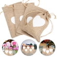 thumbnail image 3 of MasteelfCA 25pcs Gift Pouches Drawstring Gift Packing Bags Portable Sundries Containers for Christmas, 3 of 7
