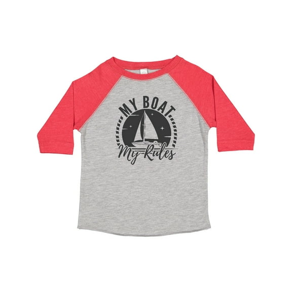 Inktastic My Boat My Rules Sailing Captain Boys or Girls Toddler T-Shirt