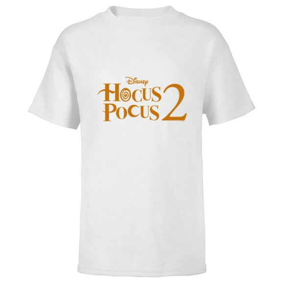 Disney Hocus Pocus 2 Logo - Short Sleeve T-Shirt for Kids - Customized-White