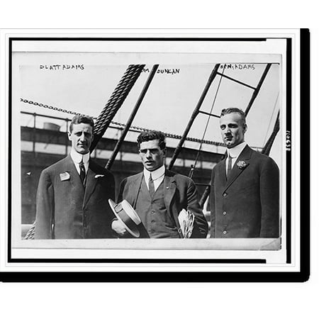 Historic Print [Left to right: Platt Adams; Jim Duncan Olympic athlete; and Ben Adams] 18 x 24