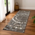 thumbnail image 6 of Addison Rugs Mayfield Premium Machine Washable Transitional Geometric Brown Runner Rug, 2'3" x 7'6", 6 of 6