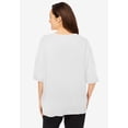 thumbnail image 3 of Woman Within Plus Size Relaxed Tee, 3 of 6