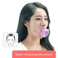thumbnail image 4 of Ejercitador para moldear el cuello de la cara de la mandíbula para mujeres, reafirmante de estiramiento facial en forma de V, ejercitador de doble mentón, lindo, portátil, antiarrugas, entrenamiento de la boca, herramienta de entrenamiento para adelgazar la cara Ormromra CZMR-ZH120, 4 of 8