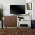 thumbnail image 1 of Walker Edison 58" Mid Century Modern TV Stand in White, 1 of 2