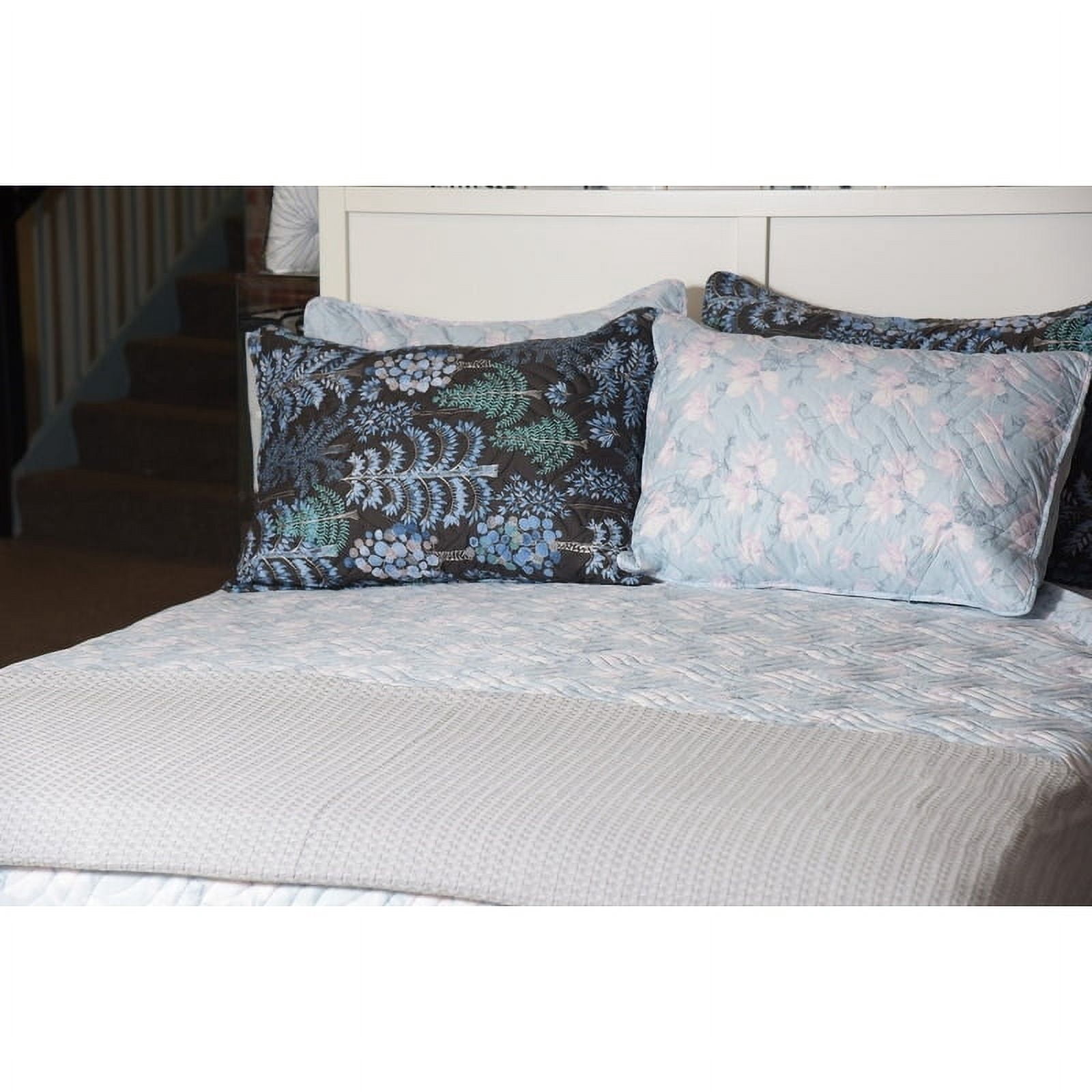 Lintex Linens Marquis 100% Cotton Blanket Full/Queen - Grey