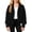 #02 Black 【LOVE ONE? PICK A FEW! — Mix & Match Their Favorite Colors】, variant on Kids Jacket, Fringe Detail, Solid Color, Long Sleeve Everyday Outer Layer for Fall and Winter Casual Outings, School Wear and Daily Outfits | VerBelle