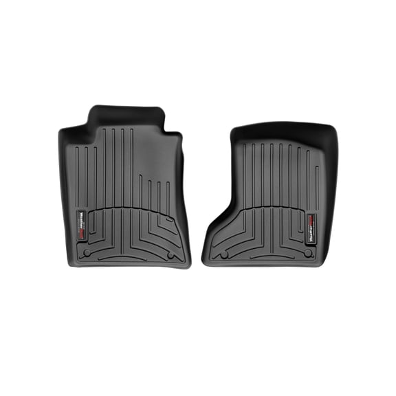 WeatherTech Custom Fit FloorLiners compatible with Mercedes E-Class, E 63 AMG, E 55 AMG - 1st Row (Driver & Passenger), Black