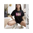 thumbnail image 2 of Playera Blusa Mama Mamá Fieramente Increíble – Estilo Animal Print con Actitud Color Negro Talla Chica Marca Emil SaEs, 2 of 4