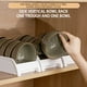 thumbnail image 5 of Cuenco y estante de almacenamiento - Organizador de cocina multifuncional | Soporte de secado para vajilla | Diseño hueco ventilado para un fácil drenaje | Construcción sólida y gruesa que ahorra, 5 of 5