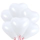 thumbnail image 1 of 20 globos de látex con forma de corazón de 25 cm, gruesos y decorativos, para fiestas, cumpleaños y bodas (blancos)., 1 of 5