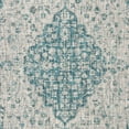 thumbnail image 3 of SAFAVIEH Courtyard Kebo Traditional Indoor/Outdoor Area Rug, 9' x 12', Teal/Cream, 3 of 4