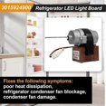 thumbnail image 3 of 3015924900 Refrigerator Evaporator Fan Motor Part for Kenmore Refrigerator Motor Fan DC13V Replace D, 3 of 5