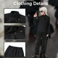 thumbnail image 3 of Litotal Jujutsu Kaisen Outfit Halloween Clothes Kids,Anime JJK Clothes Dress Halloween Outfit Clothing Party Dress Up Performance Clothes Polyester,Kids Boys Gojo Satoru, 3 of 7