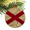 thumbnail image 4 of Rustic Distressed Alabama Flag Wood Christmas Tree Holiday Ornament, 4 of 6
