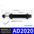 thumbnail image 1 of BTOER Precision Hydraulic Shock Absorber AC0806-AD3650 Adjustable Buffer Damper With Dual-Output SRHR Stabilizer Automation Equipment, 1 of 5