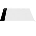 thumbnail image 1 of HUGFEGWE Portable A5 LED Copy Board Light Tracing Box, Ultra-Thin Adjustable USB Power LED Table Trace Light Pad for Tattoo Drawing, Streaming, Sketching, Animation, Stenciling CJB91-43334, 1 of 6
