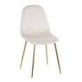 thumbnail image 2 of Silver Orchid  Stone Gold Dining Chair - Set of 2 Cream Velvet Velvet, 2 of 7