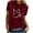 Wine, variant on Womens Clothes Women's And Men's Interesting Printing Short Sleeve Loose T-Shirts Tops