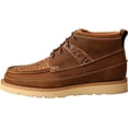 thumbnail image 2 of Men's Twisted X MCA0043 4" Wedge Sole Ankle Boot Distressed Saddle/Cognac Full Grain Leather, 2 of 6