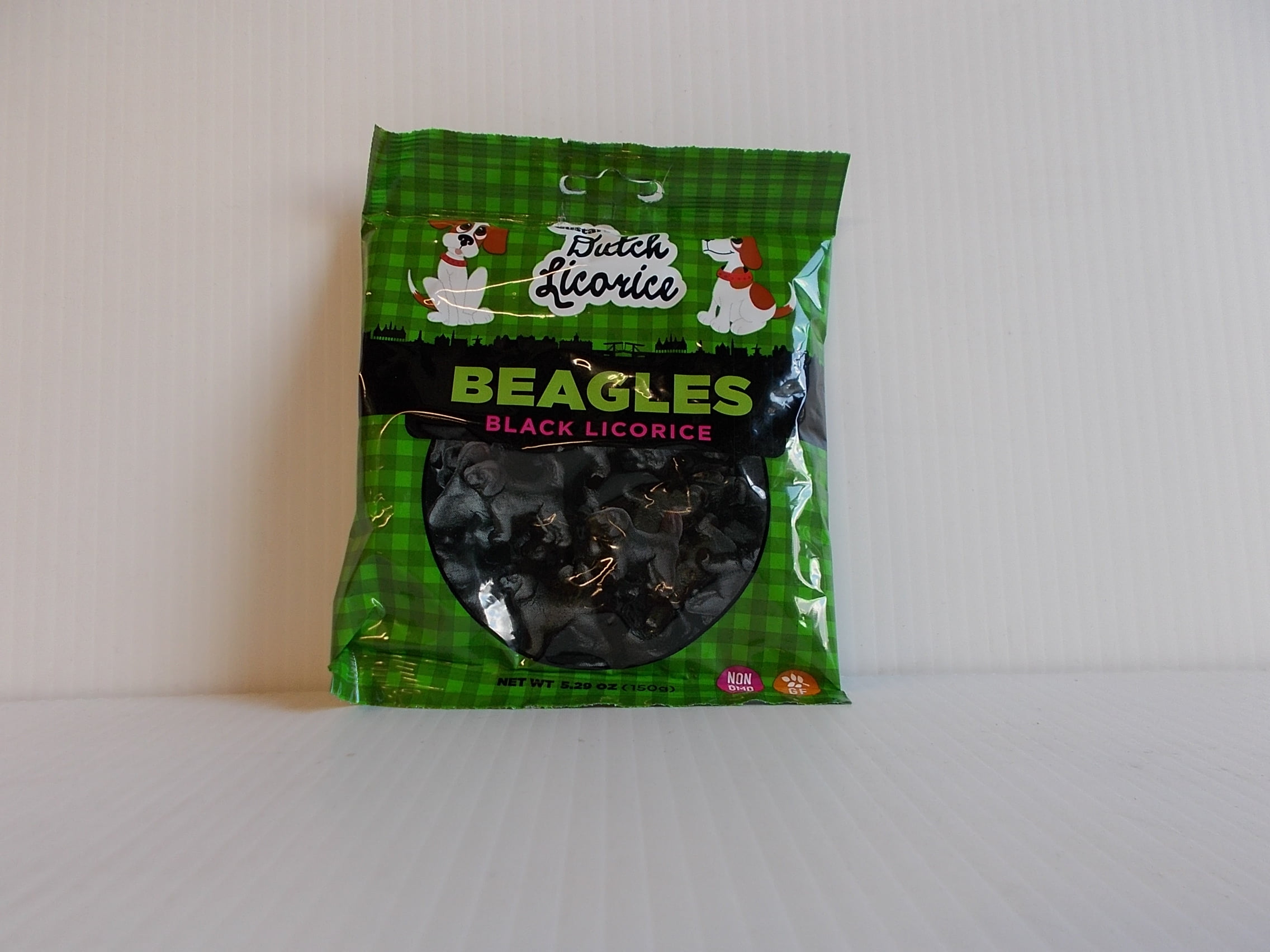 Gustaf's Black Licorice Beagles 5.29oz Bag