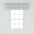 thumbnail image 2 of Ambesonne Abstract Window Valance, Geometric Design Shapes, 54" X 12", Grey White, 2 of 3