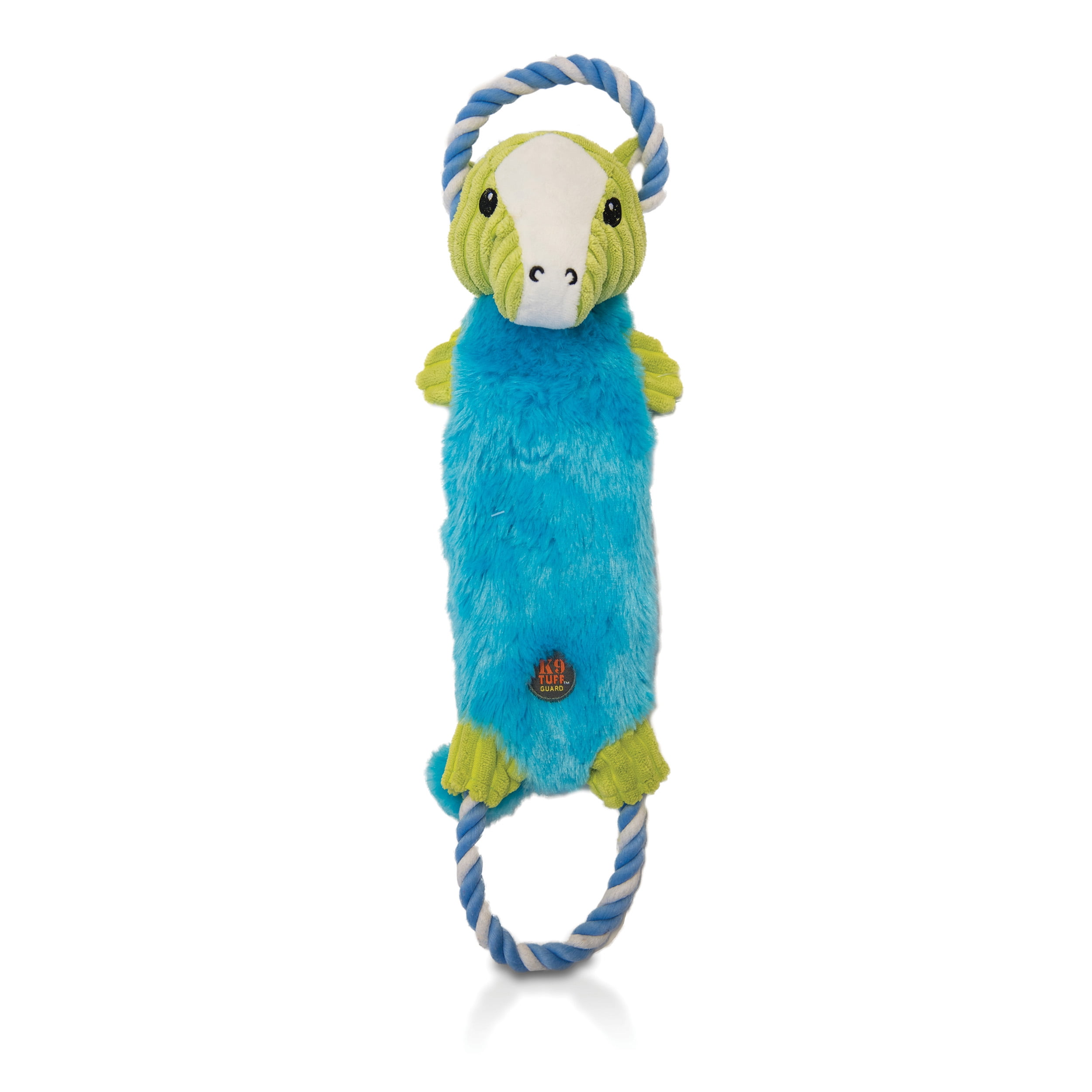 Charming Pet Rip 'Ems Horse Dog Toy, Green, Medium