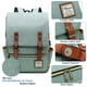 thumbnail image 4 of Mancio Mochila delgada para portátil con puerto de carga USB, bolsa de negocios clásica resistente a desgarros para viajes, universidad, escuela, mochila casual para hombre, mujer, 4 of 5