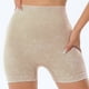 thumbnail image 2 of Jacenvly New Biker Shorts for Women Summer Leisure Solid High Waisted Sports Shorts Lightweight Elastic Waist Biker Shorts Plus Size, 2 of 7