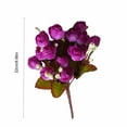 thumbnail image 3 of Vintage Artificial Silk Flowers Fall Decor Artificial Flower Hydrangeas for Wedding Bridal Home Décor Beautiful Floral Centerpiece Arrangement Decoration Artificial Flower Bouquets Home Decorations, 3 of 6