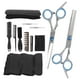 thumbnail image 1 of Juego de tijeras de corte de pelo de salón ANGGREK 12 piezas profesional conveniente Kit de tijeras, 1 of 8