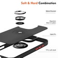 thumbnail image 3 of Case for iPhone 16 Pro Max,Slim Military Grade Car Holder Shockproof Anti-Drop Built-in Ring Holder Magnetic Kickstand Protection Phone Case for iPhone 16 Pro Max,6.9 inch 2024 (Matcha), 3 of 10