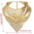 thumbnail image 3 of ROZYARD Cool Metallic Bandanas Neckerchief Music Festival Scarf for Casual Formal Party, 3 of 17
